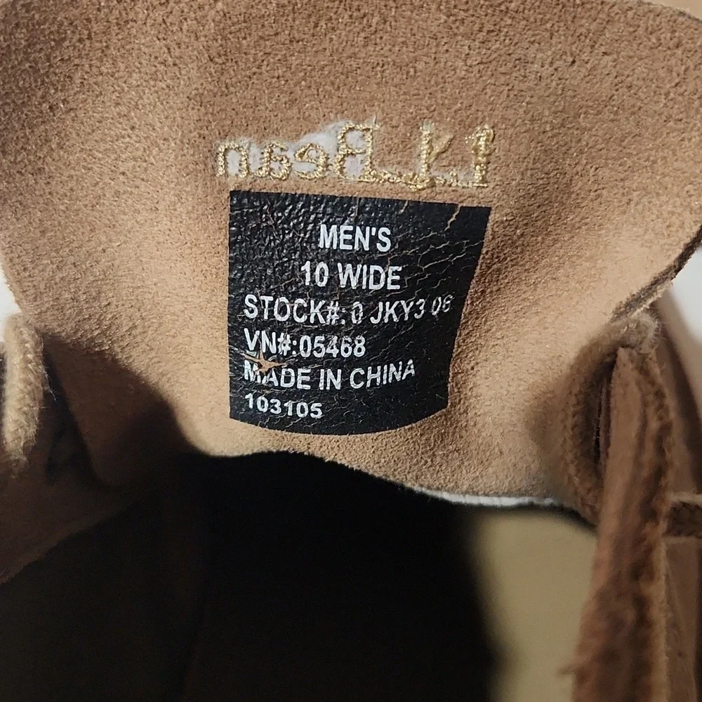 LL Bean Suede Classic Desert Chukka Boots Size 10 Wide EUC